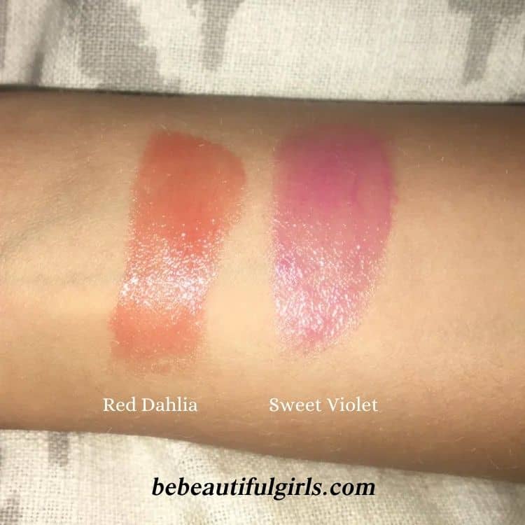 Burt S Bees Tinted Lip Balms Swatches