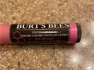 Burt’s Bees Tinted Lip Balm Pink Blossom Review and Swatches