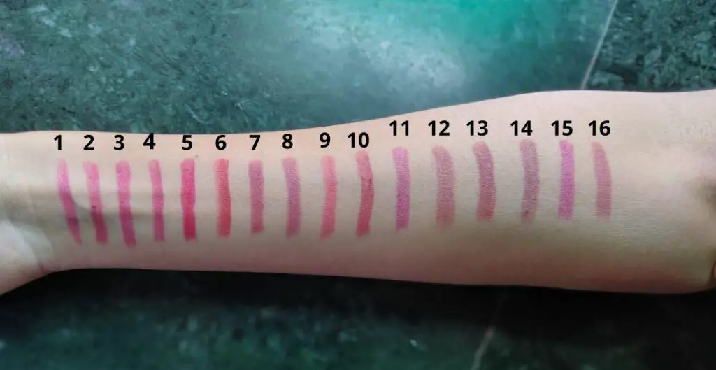 Just herbs mini Lipstick Swatches