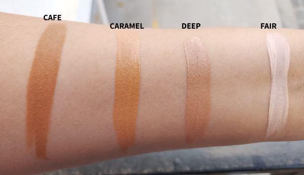 maybelline fit me concealer medium swatch