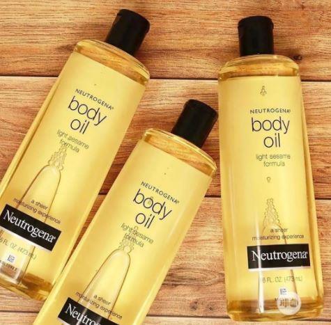 Neutrogena body oil