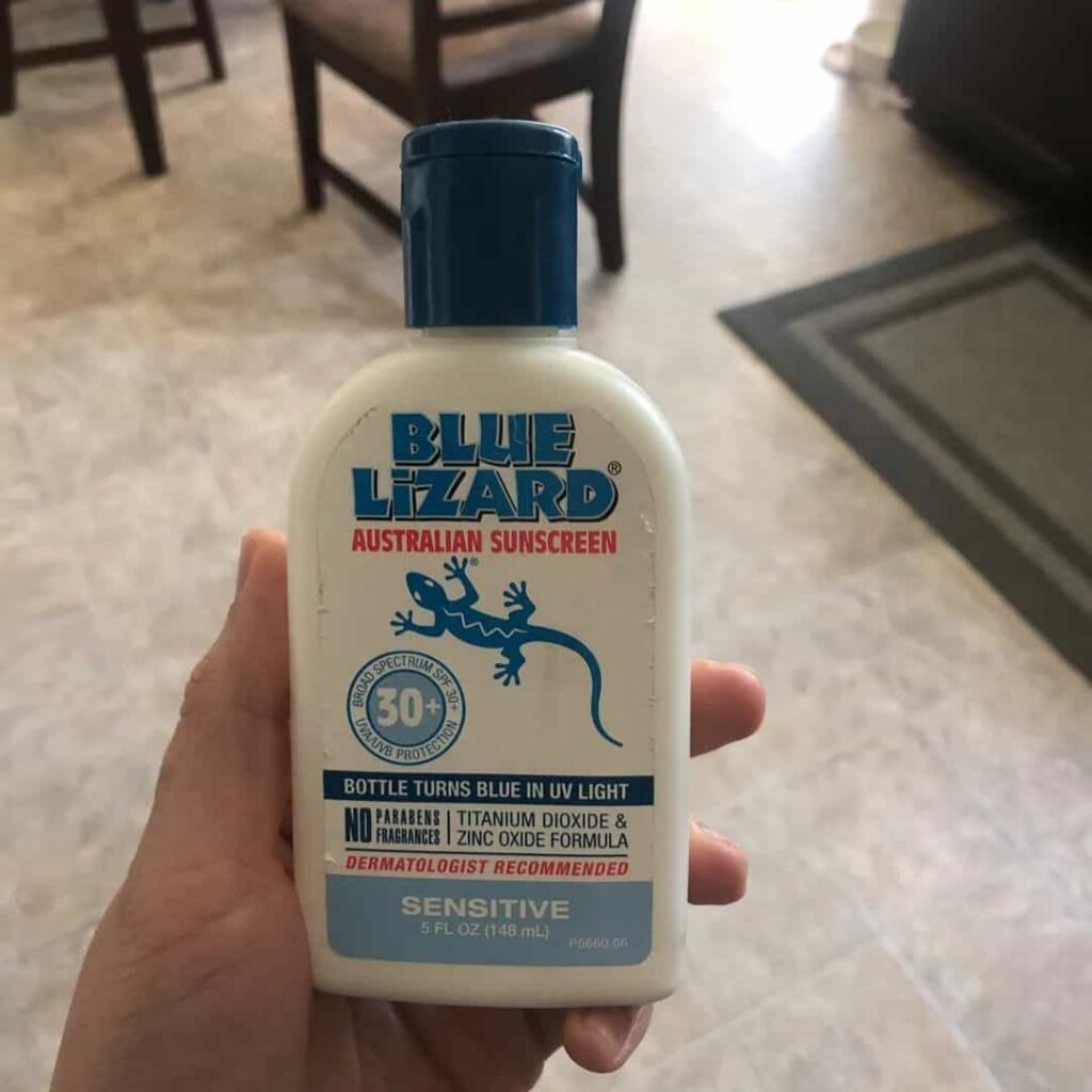 Blue Lizard Australian sunscreen 