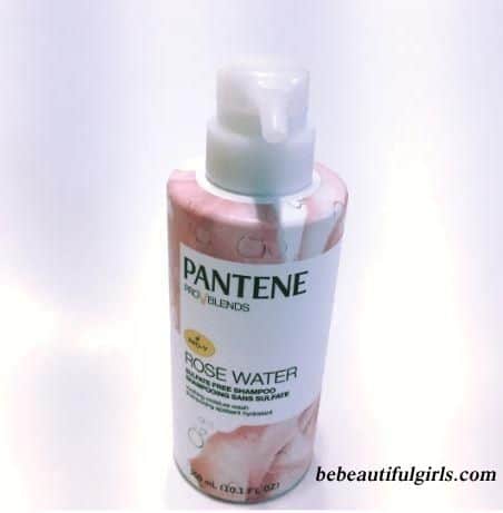 Pantene Pro-V Blends Rose Water sulfate-free Shampoo 