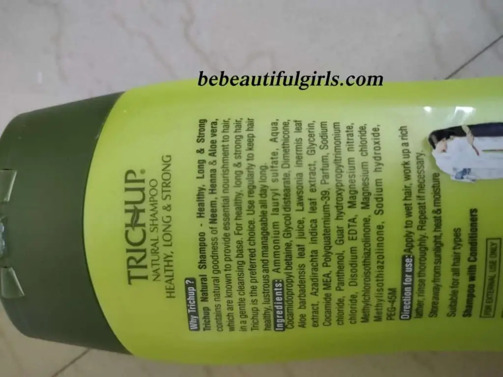 trichup natural shampoo