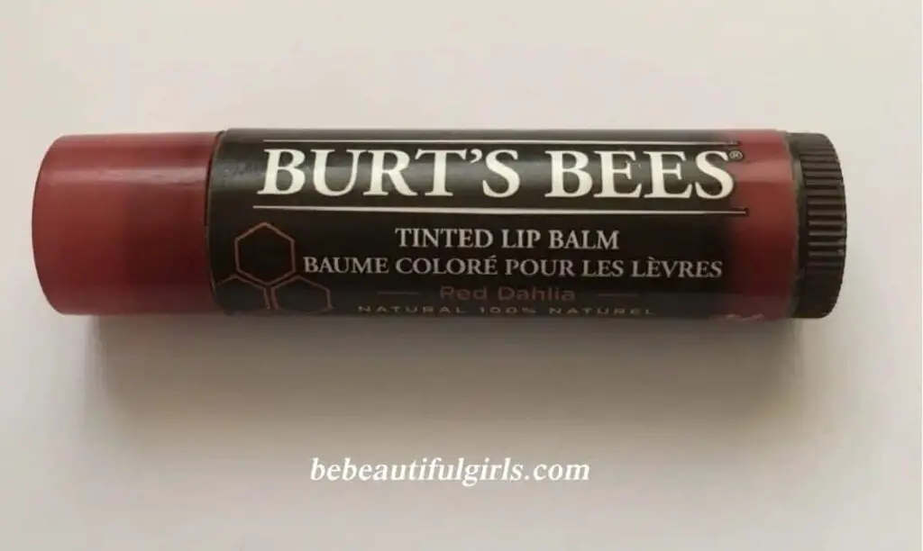 Burt's Bees Tinted Lip Balm Red Dahlia Review
