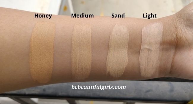 Maybelline Fit Me Concealer swatches