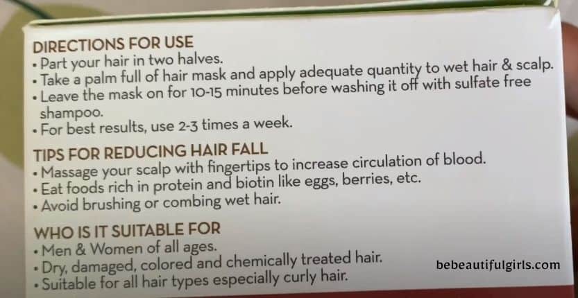 mamaearth onion hair mask benefits