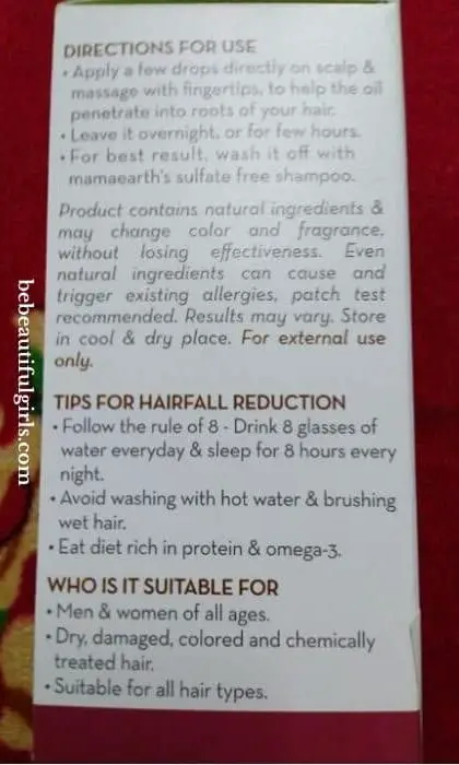 Mamaearth hair Oil