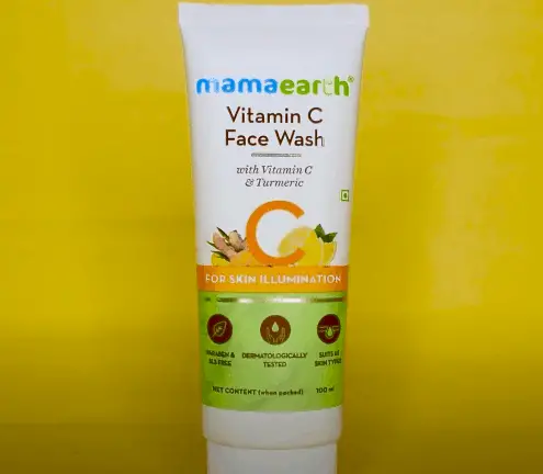 Mamaearth Vitamin C Face Wash Review -with Vitamin C and Turmeric for Skin Illumination