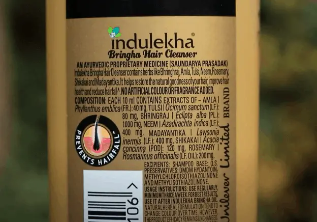 Indulekha Bringha Shampoo ingredients