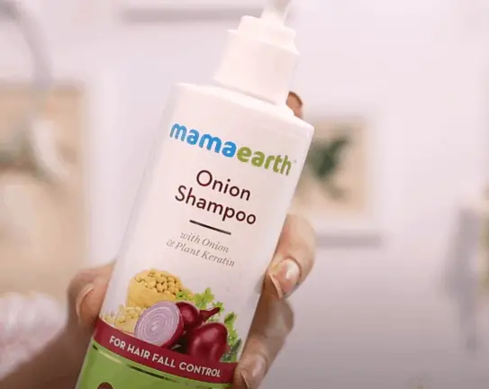 Mamaearth onion hair fall control shampoo Review