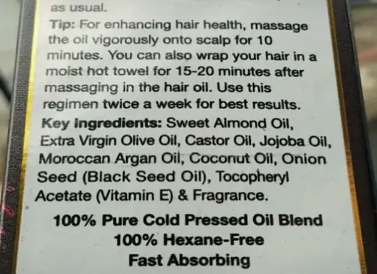 WOW Onion Black Seed Hair Oil