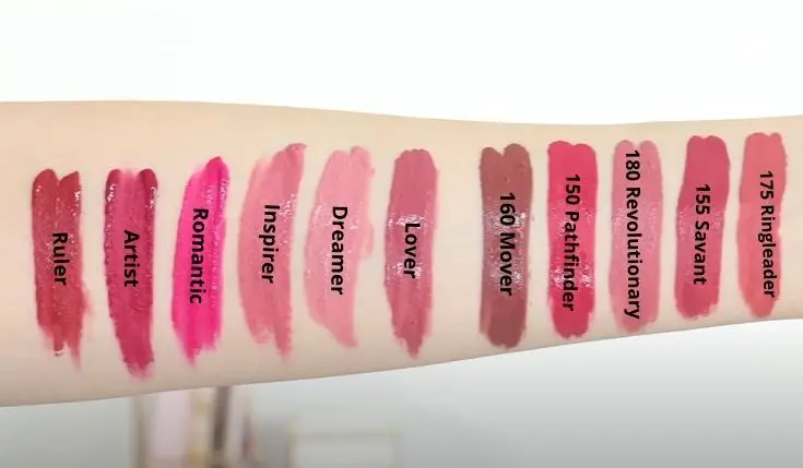 Maybelline superstay matte ink Pink edition swatches