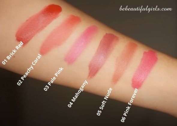 Just herbs lip and cheek tint Swatches