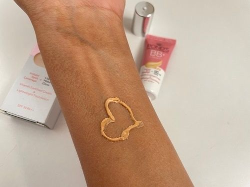 Ponds BB+ Cream Swatches