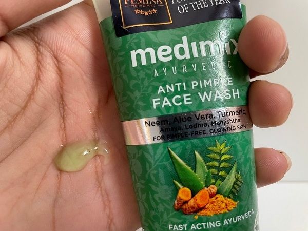 medimix anti pimple face wash review
