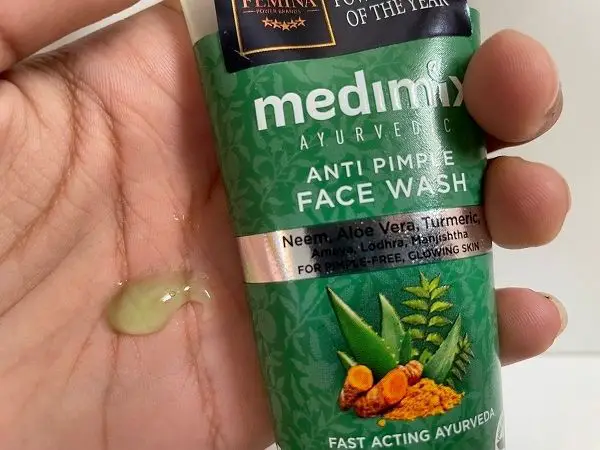 medimix anti pimple face wash review