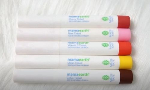 Mamaearth tinted lip balm shades