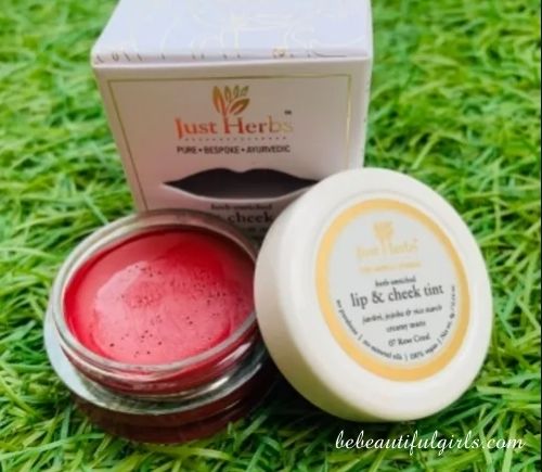 Just Herbs Lip and Cheek tint Review