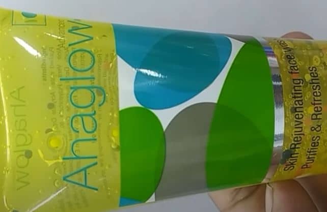 ahaglow face wash gel